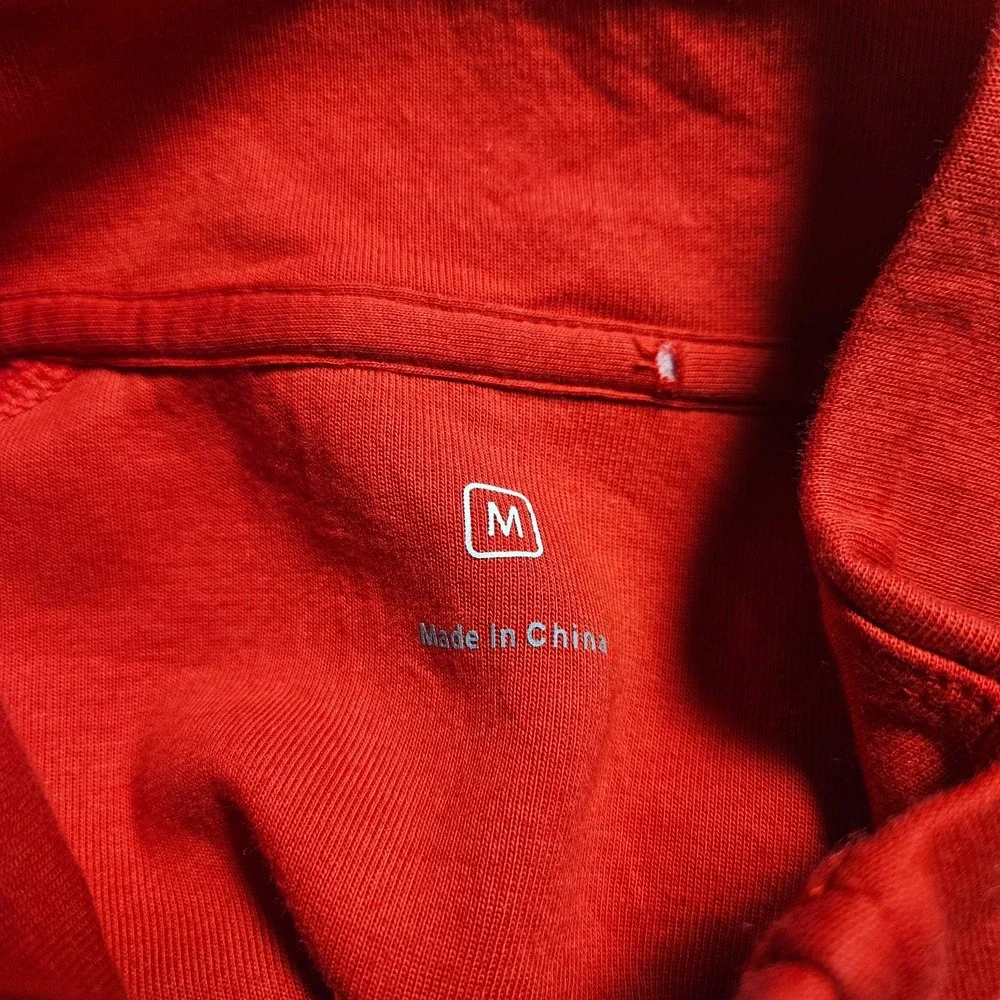 Apple Store Mens Quarter Zip‎ Employee Uniform Pullover Sweatshirt Jacket M Logo
